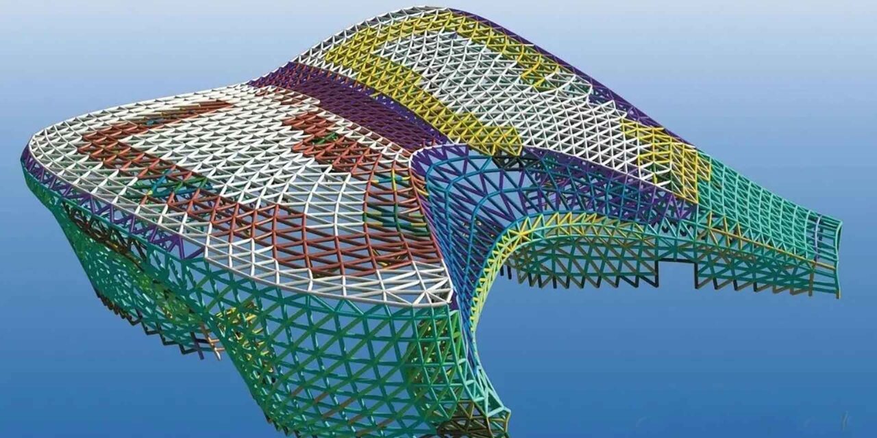 Space frame structure design software