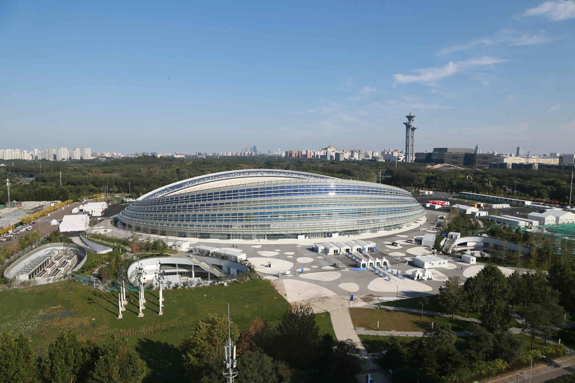 Large Span Steel Structure Winter Olympics Stadium